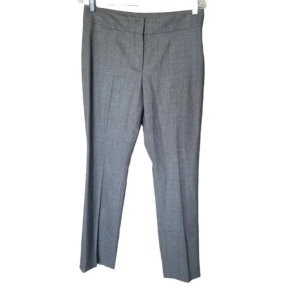 Akris Pants - Akris Wool Grey Dress Pants Trousers Straight Leg 6